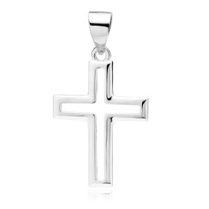 Pandantiv cruce argint DiAmanti Z2107CR-DIA (Argint 925‰ 0,9 g.)